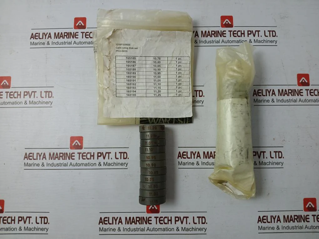 Wartsila Peo-g030 Calibrating Disk Set 3216F000600