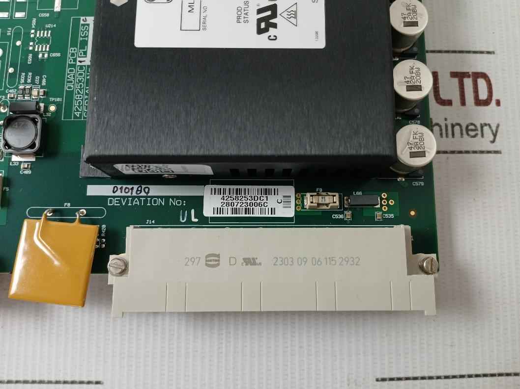 Waters 4258253dc1 Dual Qaud Pcb Assembly 700012934 24vdc 3a - Image 16