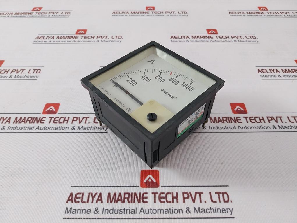 Wdlych F96-acb Analog Ammeter Gauge Meter 1000/5A Wh16T00042 Iec60092-50 - Image 2