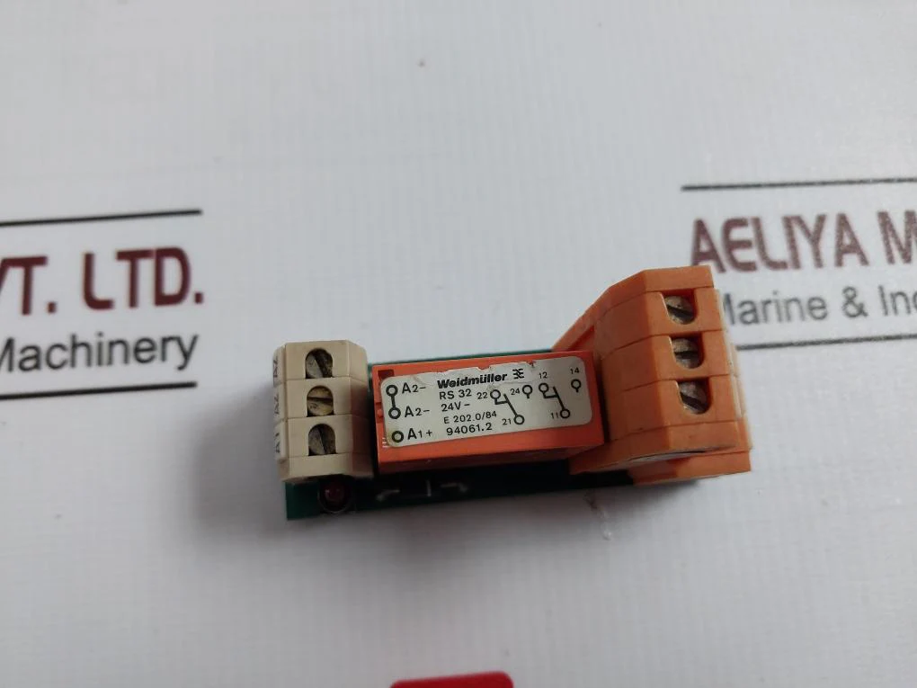 Weidmuller Rs 32 Relay Module 94061.2, E 202.0/84, Rp 421024 24V 10A/250Vac - Image 2