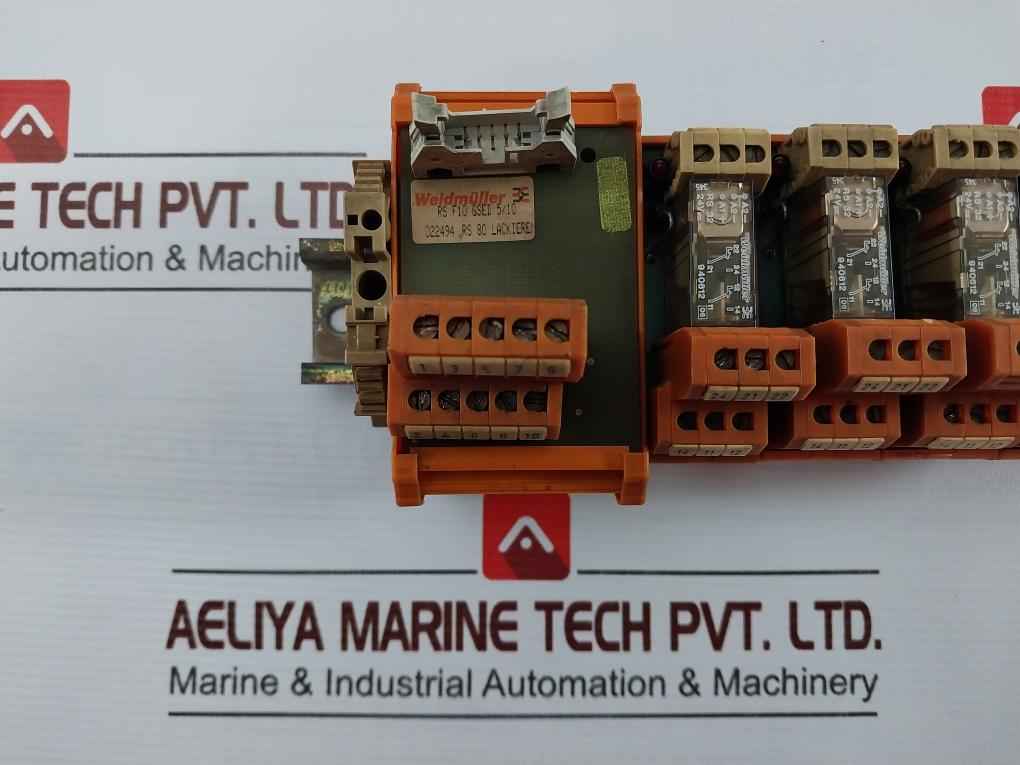 Weidmuller Rs F10 Terminal Interface Relay Module Gsed 5/10 022494 24V 8A/250V - Image 11