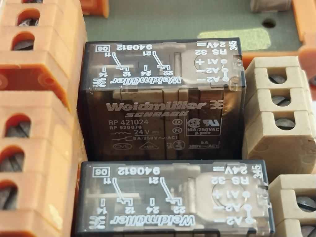 Weidmuller Rs F10 Terminal Interface Relay Module Gsed 5/10 022494 24V 8A/250V - Image 9