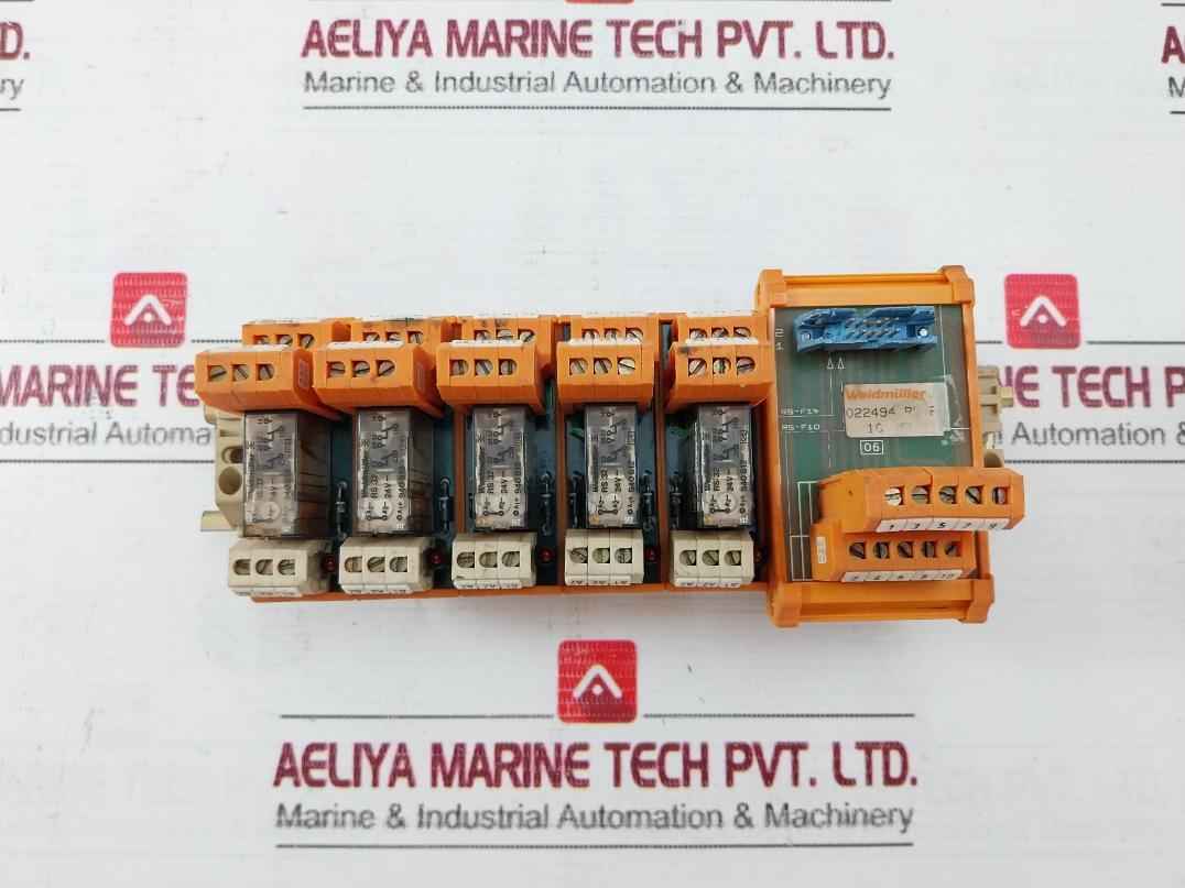 Weidmuller Rs-f14 Terminal Interface Relay Module Rs-f10 022494 24V 10A/250Vac - Image 3