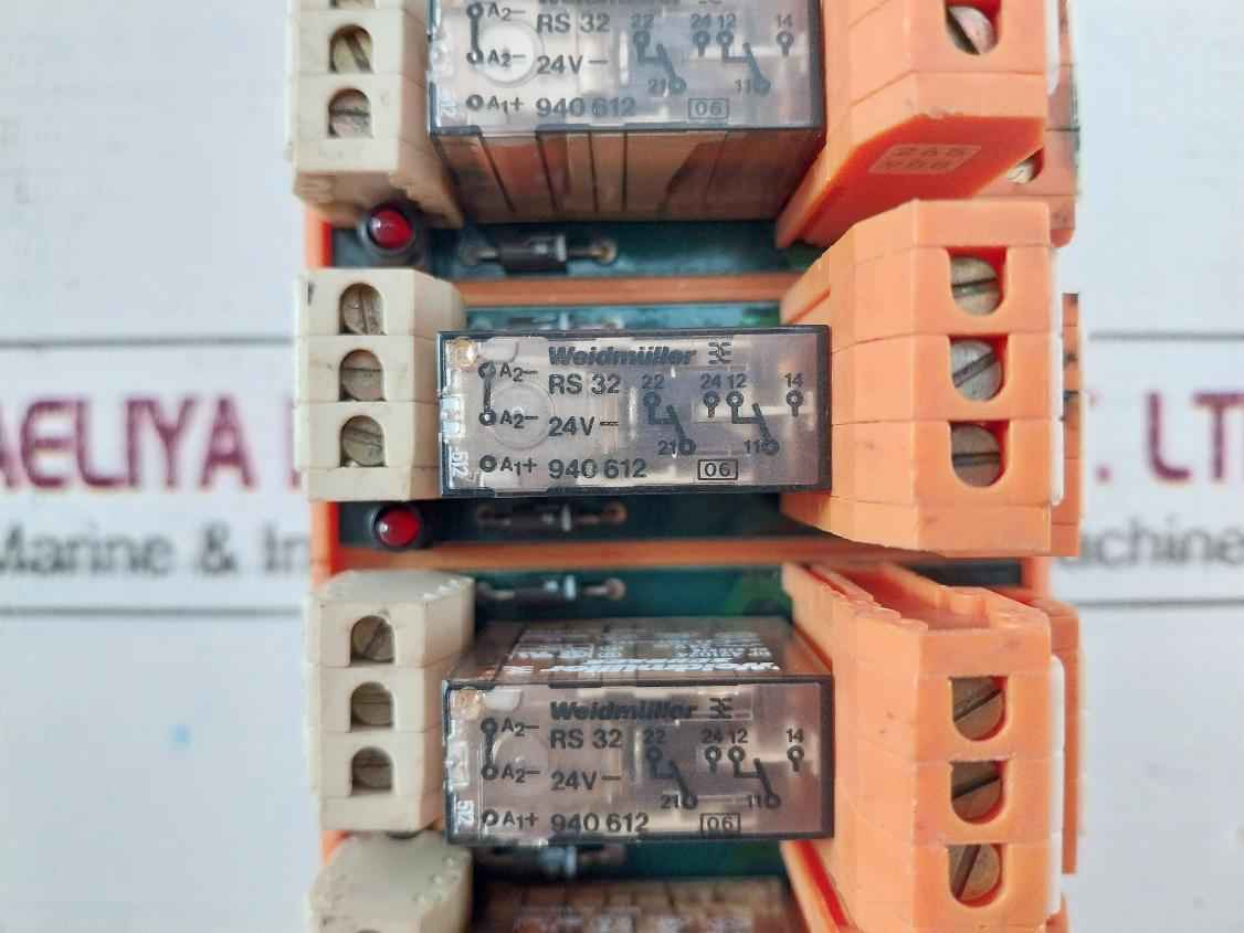 Weidmuller Rs-f14 Terminal Interface Relay Module Rs-f10 022494 24V 10A/250Vac - Image 8