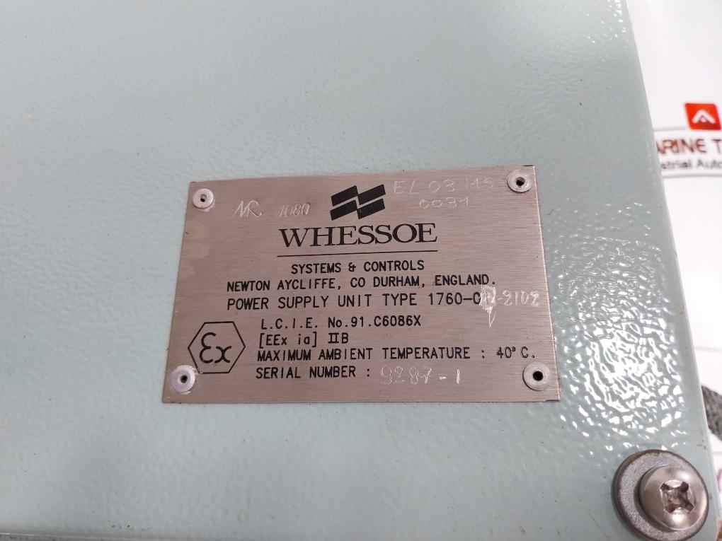 Whessoe Systems & Controls 1760-02-2102 Power Supply Unit 200030-7851-2 - Image 22