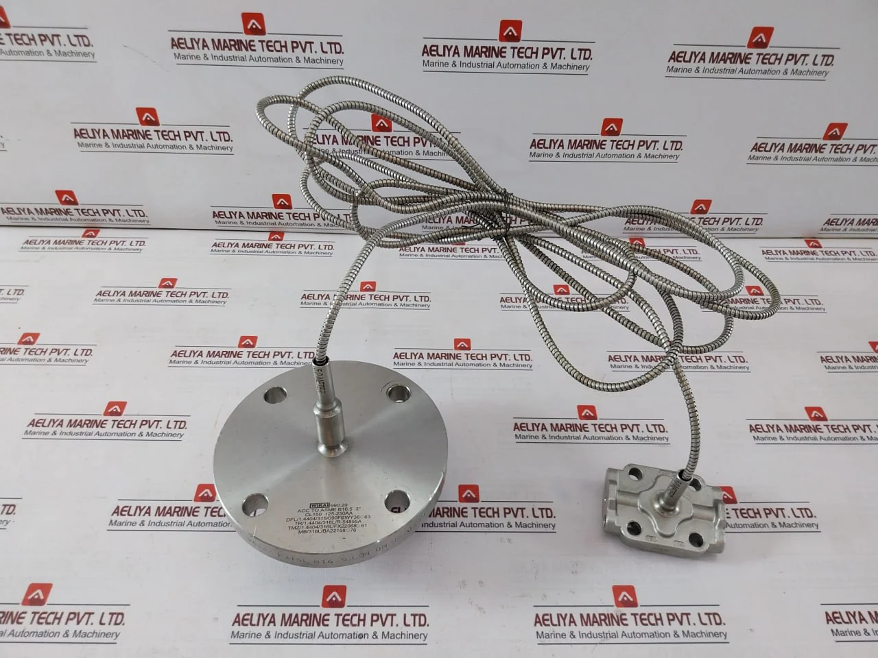 Wika 990.29 Diaphragm Seal With Flange Connection Cl150 125-250Aa, 316L Ss - Image 2