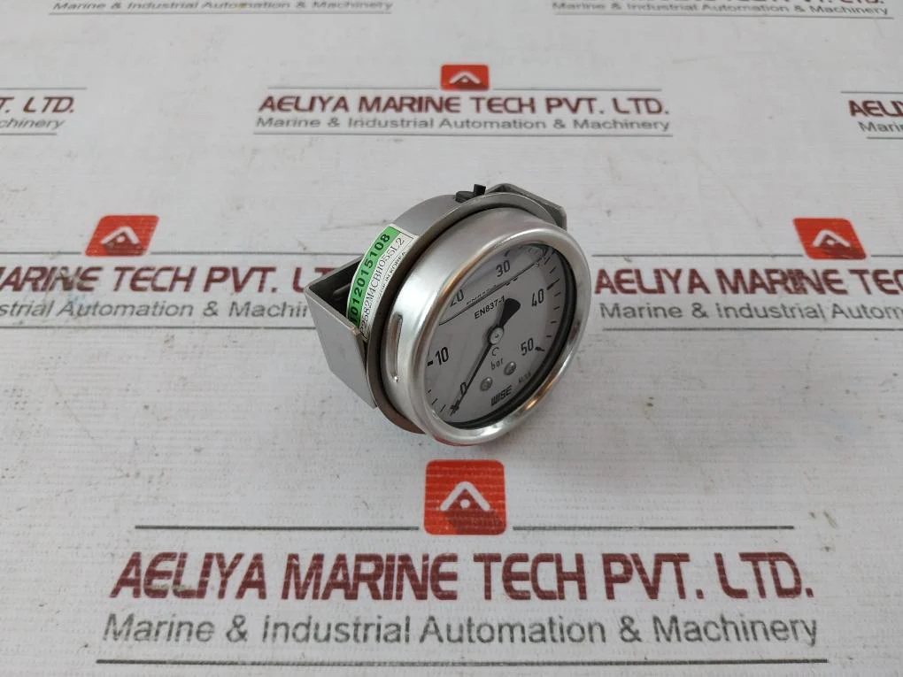 Wise En837-1 Pressure Gauge 0-50 Bar Kl.1,6 1012015108 - Image 5