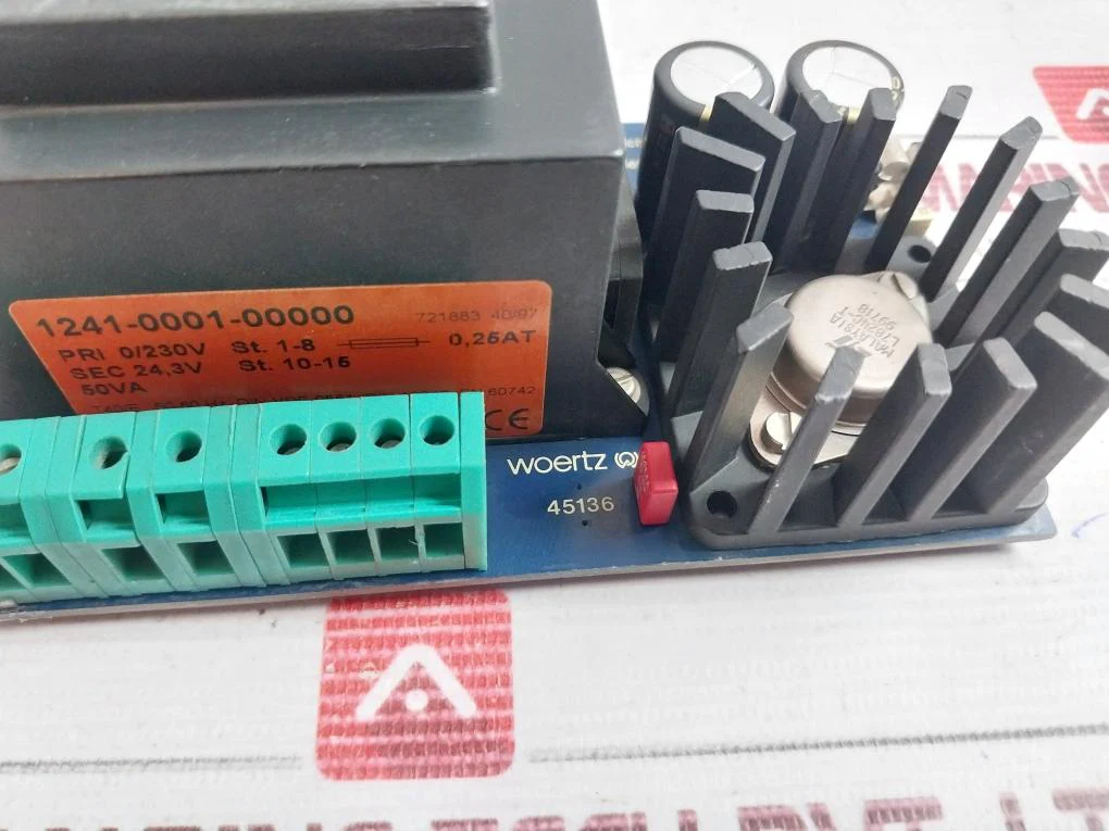 Woertz 45136 Terminal Block 50Va 230V To 24.3V 50-60Hz - Image 5