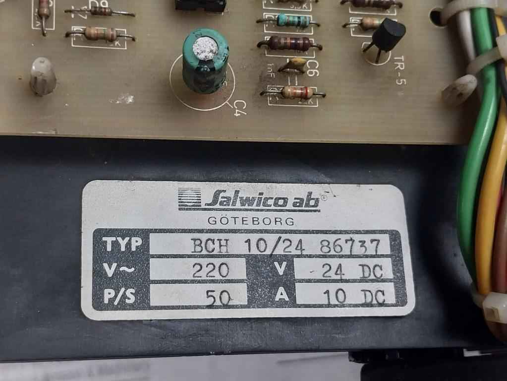 Salwico Bch 10/24 86737 Battery Charger 220V Ac-24V Dc 10A Ymk-38 - Image 10