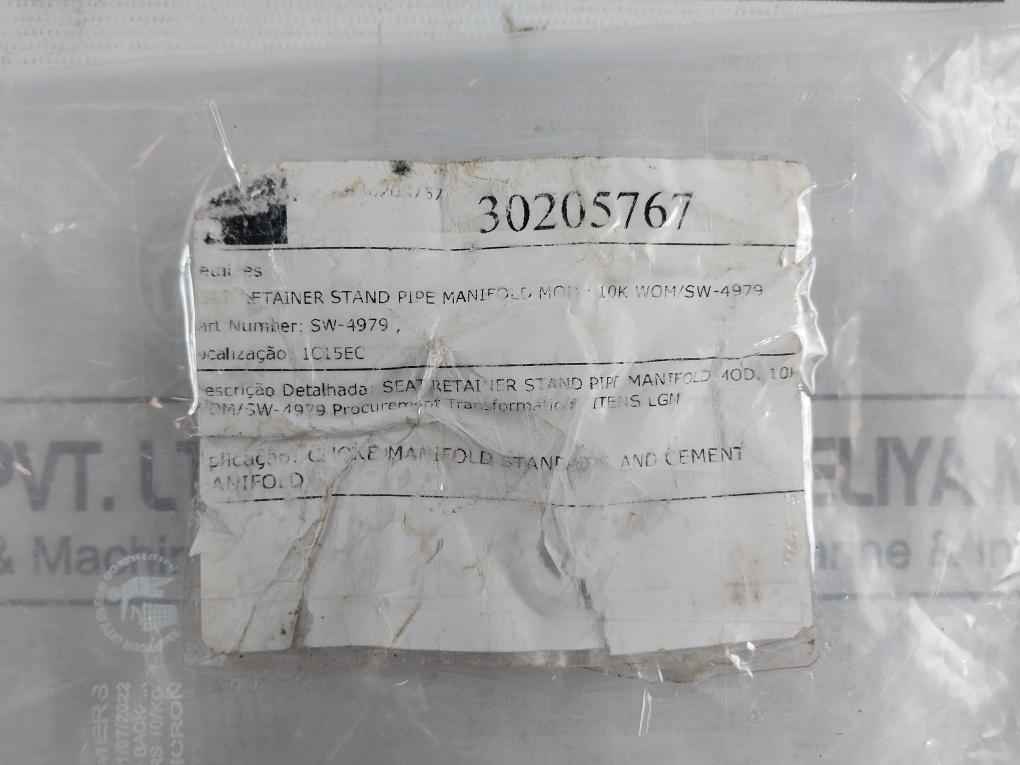 Wom Sw-4979 Seat Retainer Stand Pipe Manifold 10K Mat-17-4Ph - Image 7