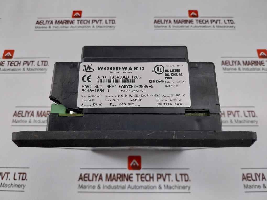 Woodward 8440-1884 Easy Gen 2000 Genset Controller Rev J E231544 (Not Working) - Image 7