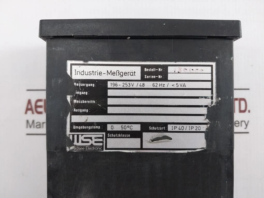 Wse 130000 Digital Industrial Measuring Device 196-253V /48-62 Hz Ip 40/Ip 20 - Image 7