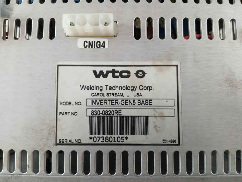 Wtc 830-0820re Inverter-gen5 Welding Inverter Unit 480vac F04321-00-04 - Image 11