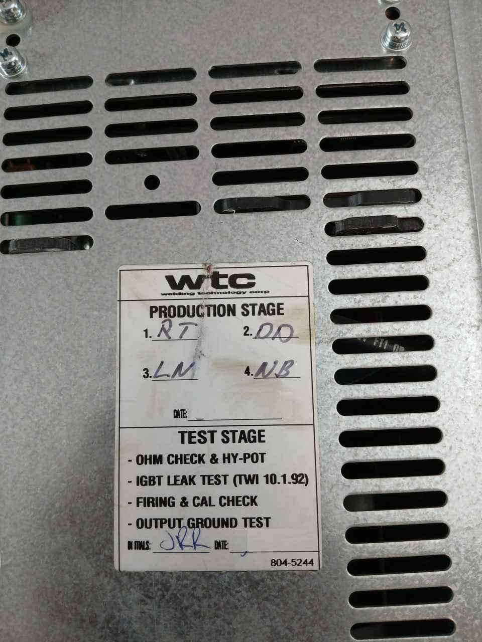 Wtc 902-1301R Gen6 Mfdc Inverter 350-500 Vac G07311-00-18 480V - Image 12