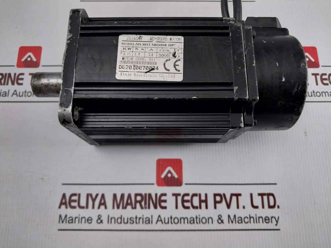Xinje Ms-80st-m02430b-20p7 Ac Servo Motor 3000rpm Ip65 3.0a - Image 7