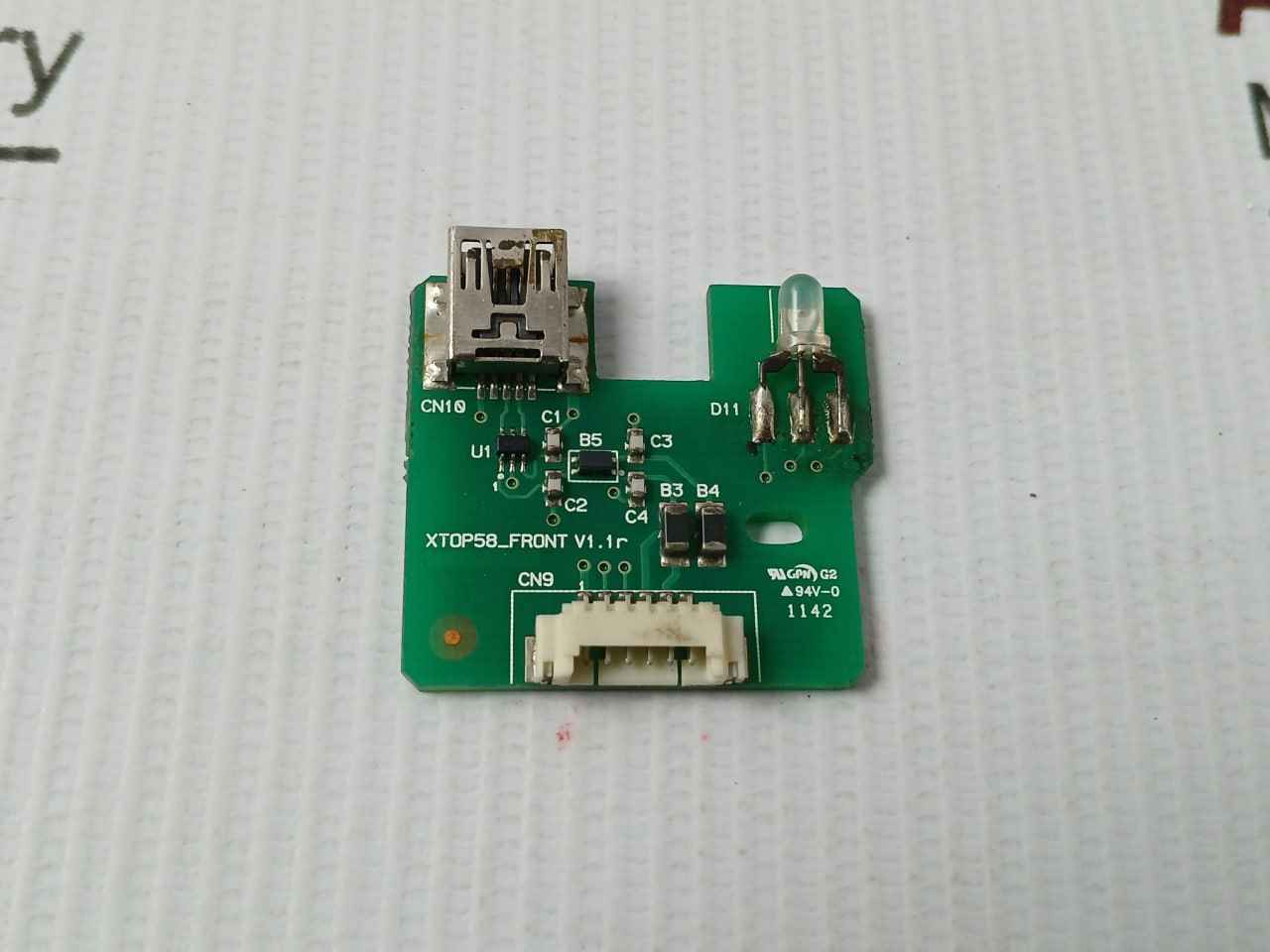 Xtop58_Front V1.1R Printed Circuit Board - Image 2