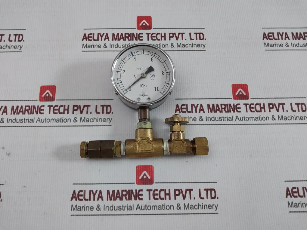 Yamamoto Keiki 0I55825 Pressure Gauge Assembly 0-10 Mpa - Image 2