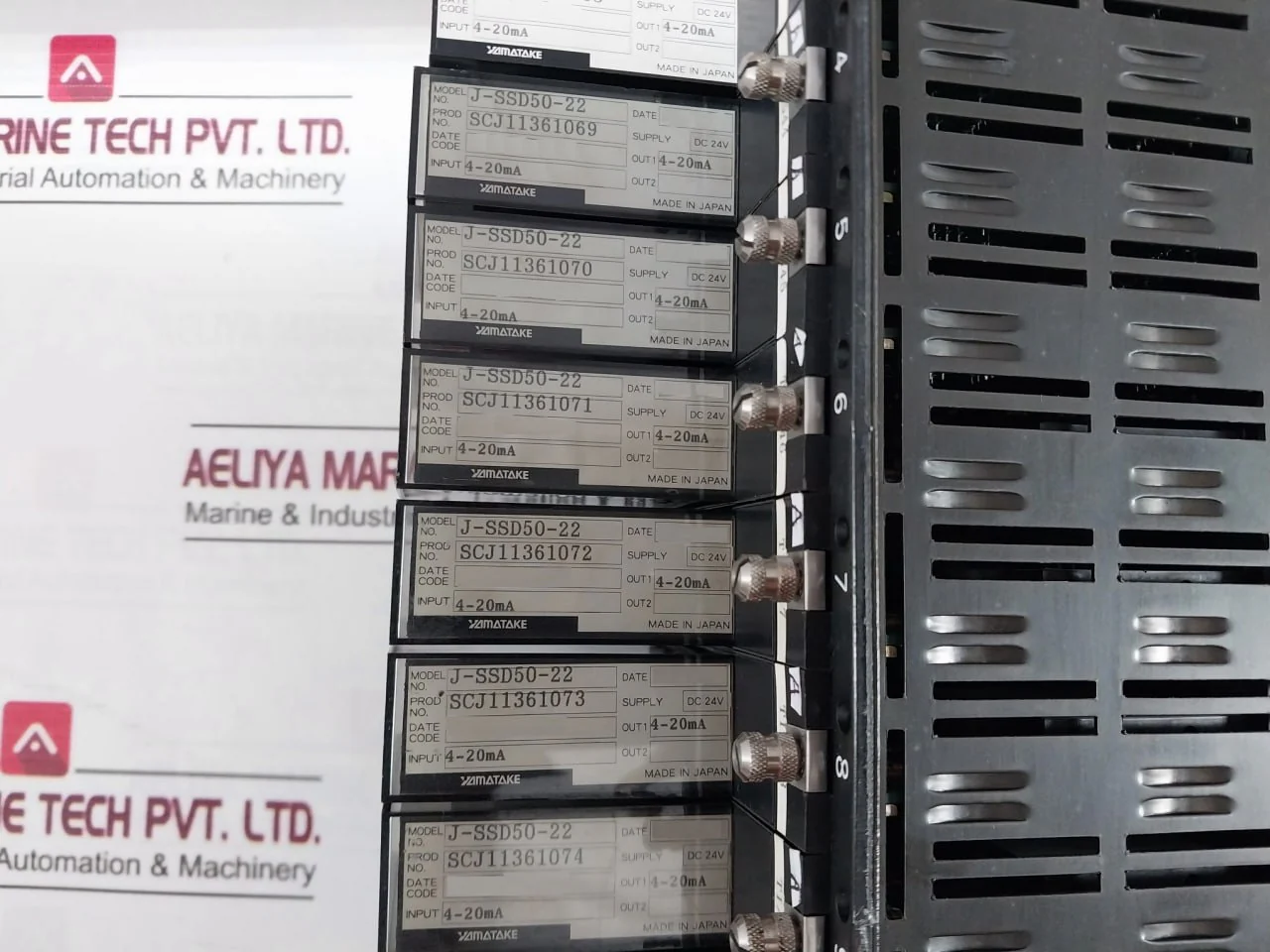 Yamatake-honeywell J-sfm10 Mc &amp; Rack Assembly J-stc80-02 J-ssd50-22 Dc24V 4-20Ma - Image 15