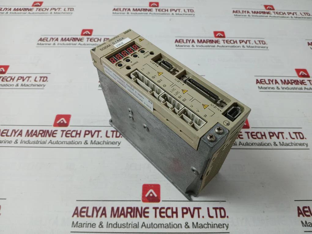 Yaskawa Electric Sgdm-01Ada Servo Amplifier 1Ph 200-230V 50/60Hz 2A - Image 3