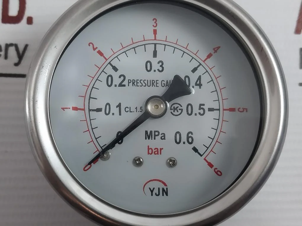 Yjn Pressure Gauge 0-6 Bar - Image 6