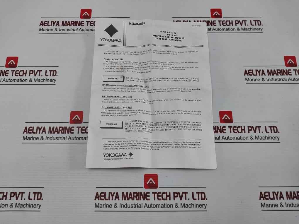 Yokogawa 103111Fafa Analog Ammeter 0 To 1.0 Ma - Image 7