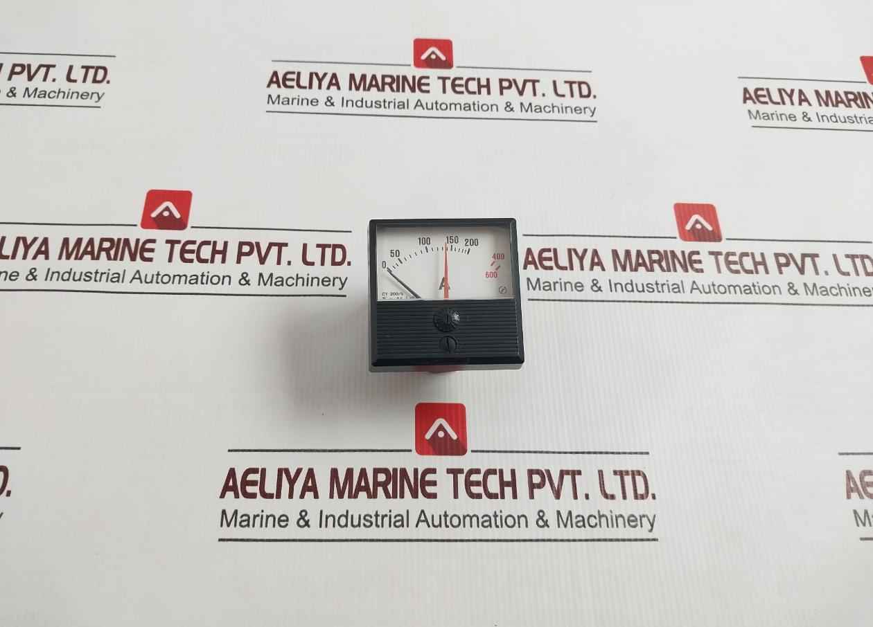 Yokogawa 2093A Analog Ammeter 0-200/600 A ~2.5 - Image 2