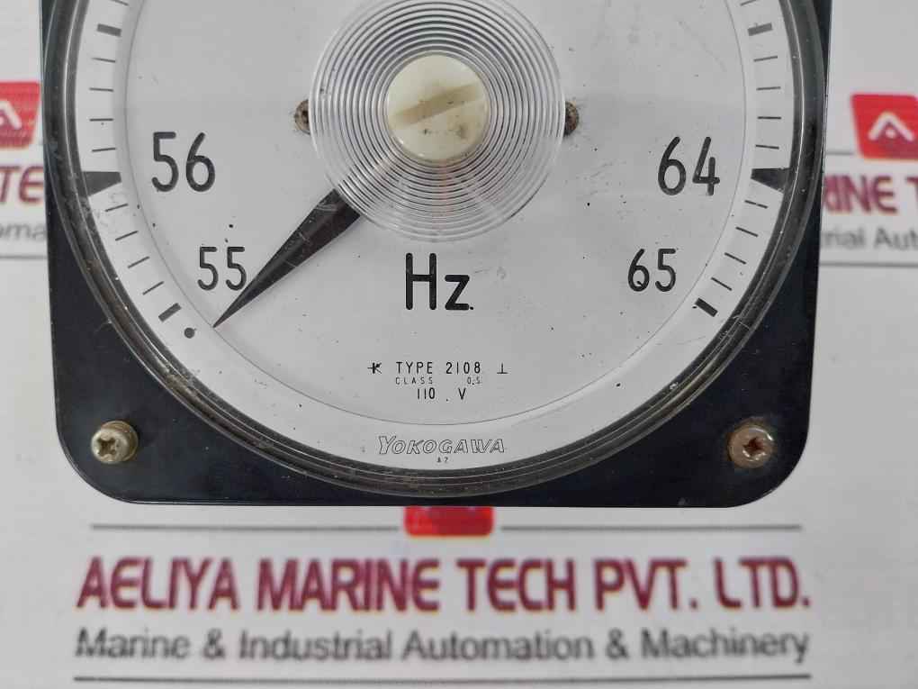 Yokogawa 2108 Frequency Meter 55-65 Hz 2600V - Image 6