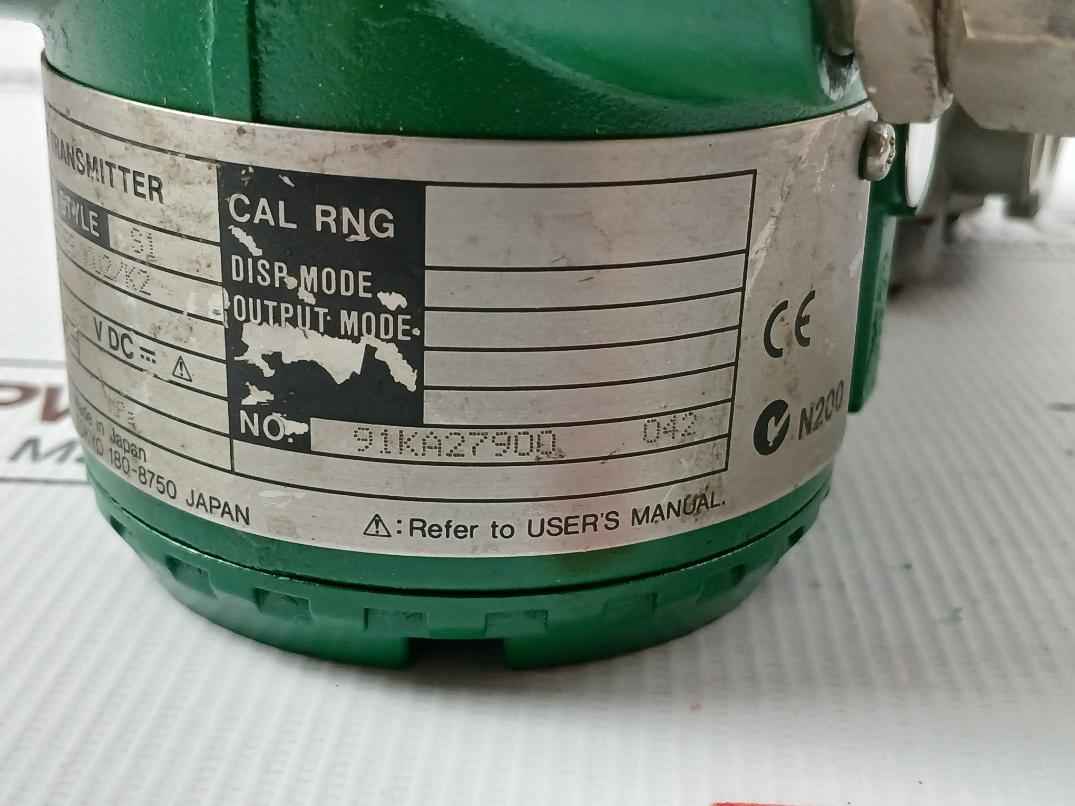 Yokogawa Eja 430A Gauge Pressure Transmitter 4-20Ma 3Mpa Pt-384133 - Image 10