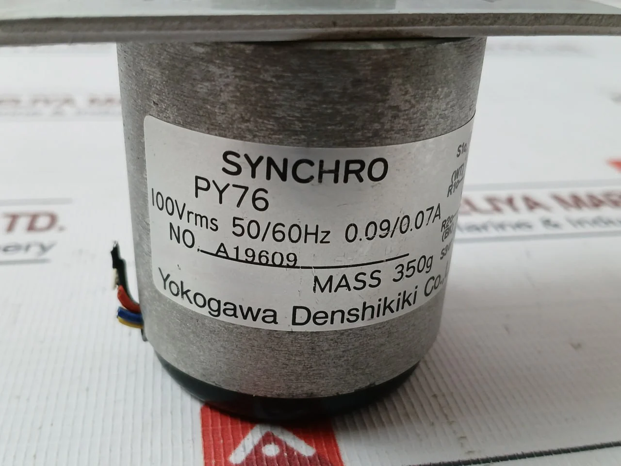 Yokogawa Py76 Synchro 100V Rms 50/60 Hz A19609 0.09A / 0.07A - Image 8