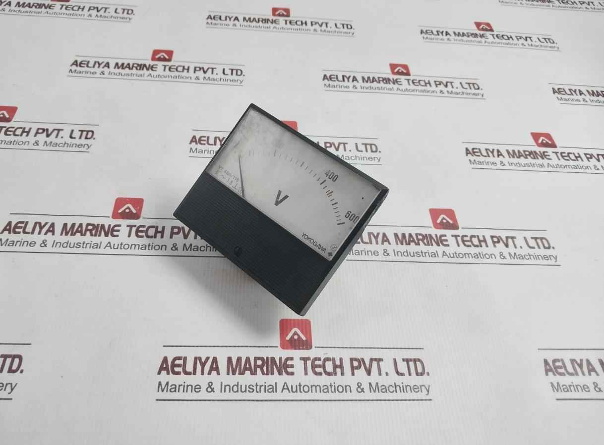Yokogawa V12-n-l-bl Analog Panel Voltmeter 0-600V - Image 2