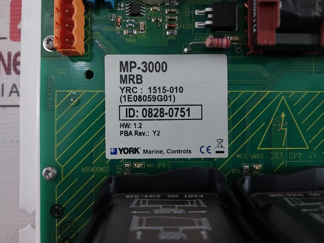 York Mp-3000 Relay Board 1E08059G01 K5 440Vac - Image 6