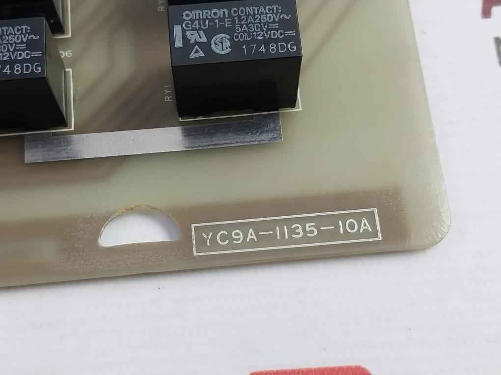 Yuken Yc9A-1135-10A Relay Printed Circuit Board - Image 5